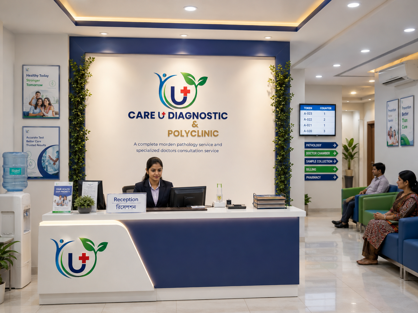 Care U Reception Desk